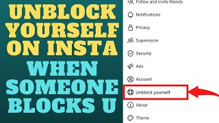 How to unblock yourself on Instagram if someone has blocked you