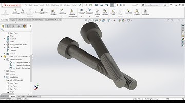 How to make the Socket Head Cap Screw in Solidworks