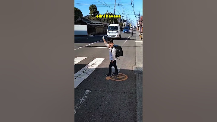 Japonya'da Yaya Geçidi Adabı