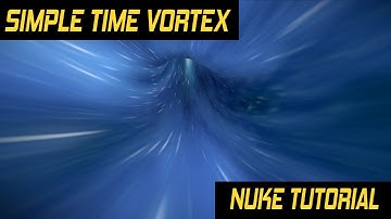 Nuke Tutorial -  How to create a simple wormhole / time vortex