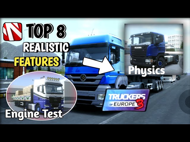 Best graphic #trucksimulator #realistic #bestgraphicspossible #android, truckers of europe 3