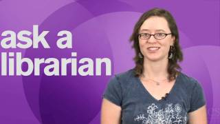 The Library Minute: Ask a Librarian