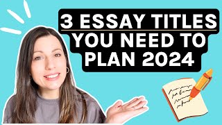 3 Essay Titles You Should Plan 2024 - AQA A-level Biology paper 3 | Biology essay