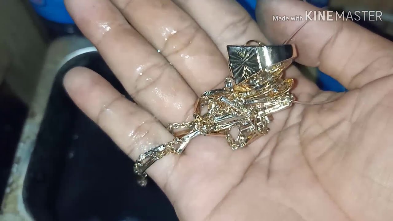 Wash jewelry platinum. លាងគ្រឿងអលង្ការ ប្លាទីនអោយភ្លឺរលោងដូចថ្មី YouTube