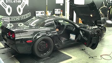 Corvette C5 Z06 AA Supercharger, Dyno run, 580whp 512 wtq