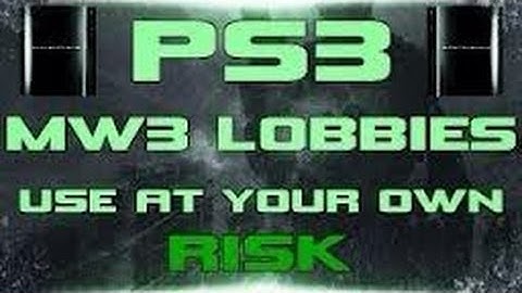 ✩ [PS3/MW3] BIG XP LOBBY +100000 !!! + Download ✩