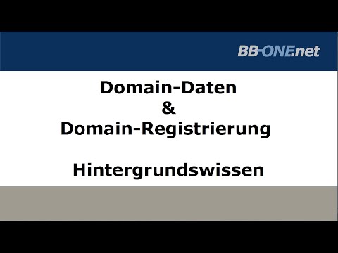 Domain-Registrierung, Domain-Daten & DNS: Basiswissen und Hintergrundswissen