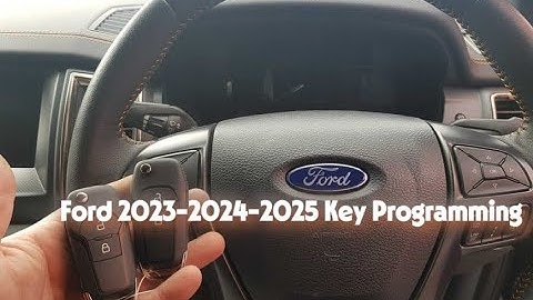 Ford Ranger 2023-2024-2025 key programming/smart key programming