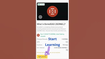 Binance KernelDAO (KERNEL) Quiz | Binance Academy | Learn and Earn