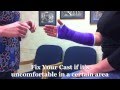 How to make a cast more comfortable