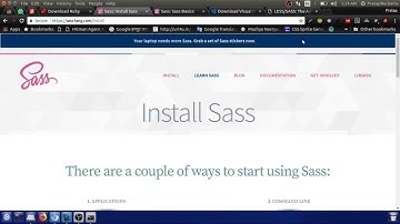 How to Install SASS (In Hindi)