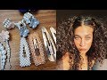 How to fix 3rd day curls with accessories and NO product! GRWM curly hair | Jayme Jo