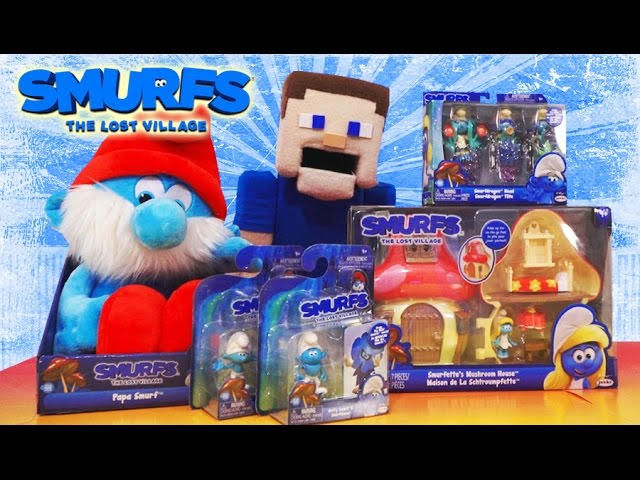 The Smurfs Collectable 8 Figure Pack Gift Set Toy Review, Jakks