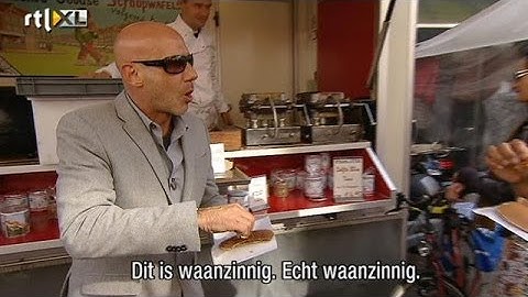 Paul Fisher proeft stroopwafels - I CAN MAKE YOU A SUPERMODEL