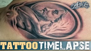 TATTOO Time Lapse |  St. Jude's Coin | Xtasys