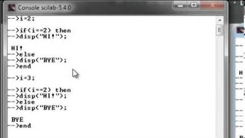 Scilab tutorial   Looping and Branching Part 1 video 1 3