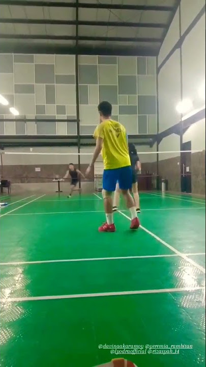 Lyodra & Riza Syah.Badminton wf Davina & Yere Rambitan #lyodra #rizasyah #couple #badminton #couple
