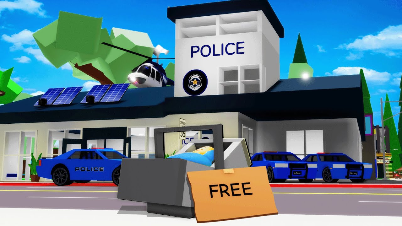 Abandoned at POLICE STATION in Brookhaven RP!! - YouTube