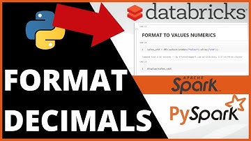 PySpark - How Remove decimal values with FORMAT