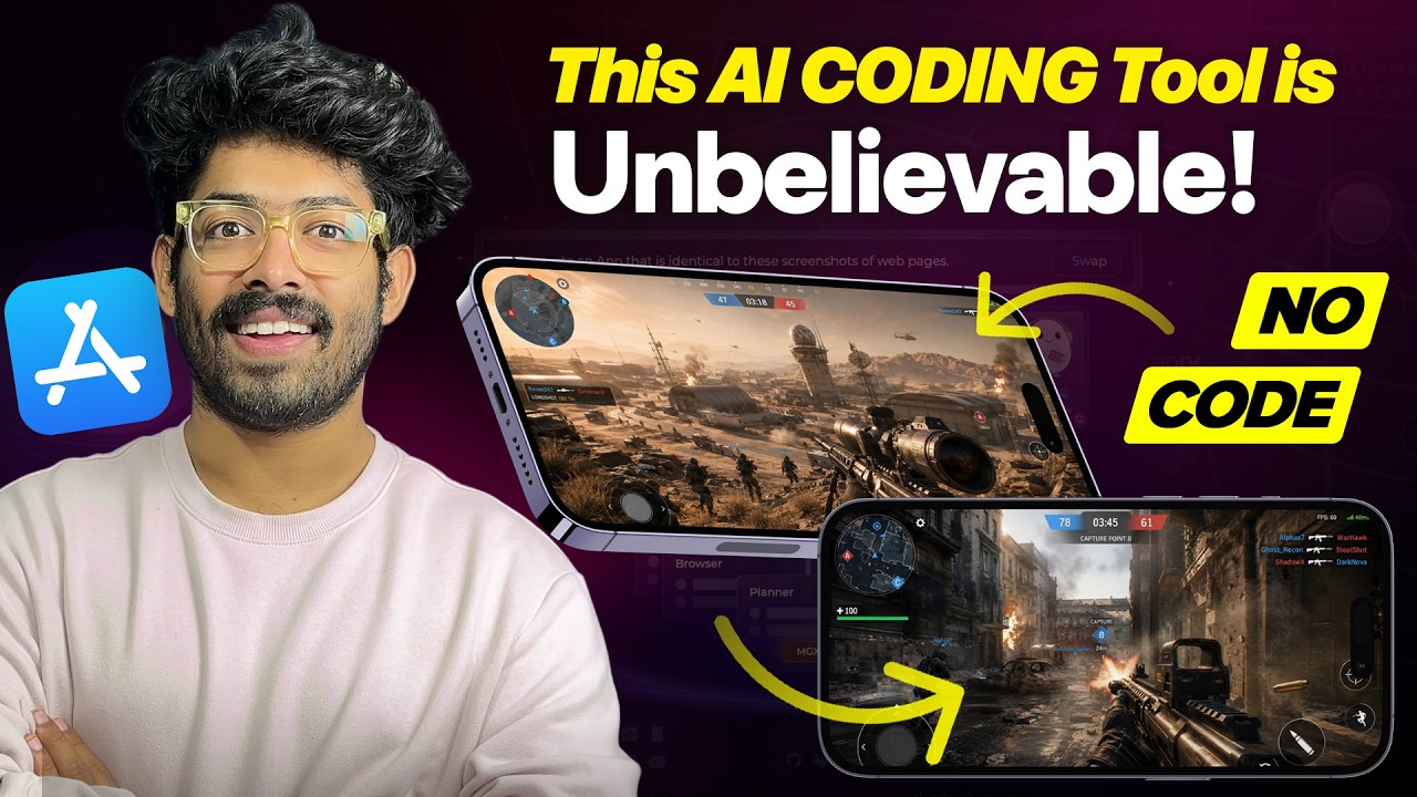 I Built an FPS Mobile Game in Minutes Using AI (Insane) | Fable 5 & Rork