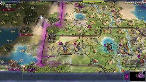 Civ 4 Always War (Immortal, Pangaea, 4 AI) | Augustus | Part 5