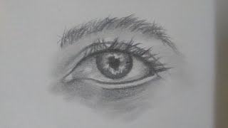 تعلم رسم العيون تخطيط وتظليل العين بشكلبطيء how to draw eyes