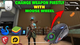 How To Switch Weapon Fastly By Mouse Wheel/Scroll In Free Fire Emulator | X Mouse Button Control screenshot 4