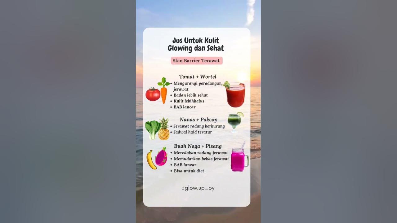 Jus untuk kulit glowing dan sehat #shorts #tips