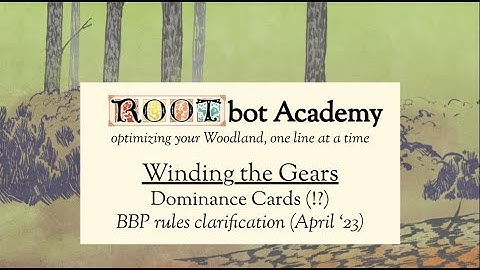 Dominance Cards w/ Bots(!?), April 