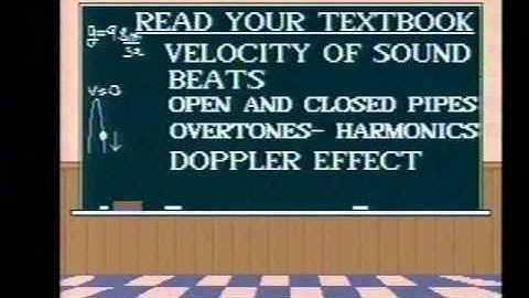 Physics Problems Animated: Sound-I
