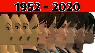 Evolution Of Video Games Graphic 1952 - 2020 Profile
