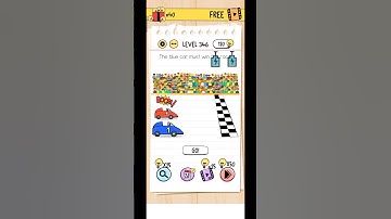 BRAIN TEST - Level-346 The blue car must win the race 346 #gaming #ytshorts #shorts #viralvideo