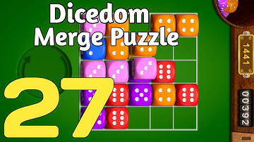 Dicedom - Merge Puzzle Part 27 (by Fun Free Fun) || Dicedom Merge Puzzle Gameplay