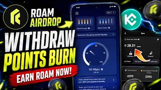 ROAM Network Explodes! 🚀 More Users = More Rewards? Points Burn & Airdrop Update !!#Roamnetwork screenshot 3