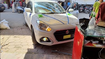 Maruti Suzuki new dzire 2020 installation LED fog light with drl with indicator #04 Bhopal