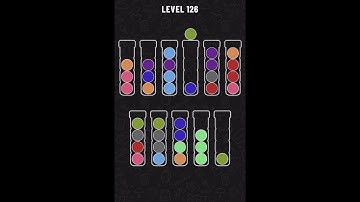 Ball Sort Puzzle Level 126 SOLVED