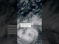 Surfing scattered clouds from Hurricane Nolo