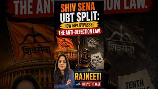 Shiv Sena UBT Split: How MPs Bypassed the Anti Defection Law