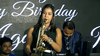 Yeh Reshmi Zulfein | Saxophone Queen Lipika | Mohd Rafi Hit Songs | Saxophone Music | Bikash Studio