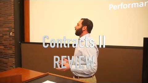 Contracts II Review 01: Introduction