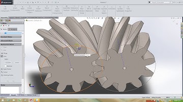 hd mate các loại bánh răng cơ bản solidworks