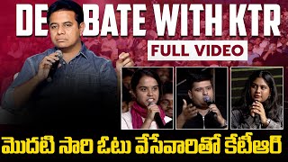 Minister KTR Interacts With First Time Voters | Minister KTR Interview | Telangana Elections 2023