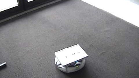 emss iRobot Create Robot: Driving out of the building