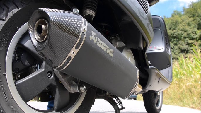 Akrapovic Euro 5 Vespa GTS 125 Sound Check 