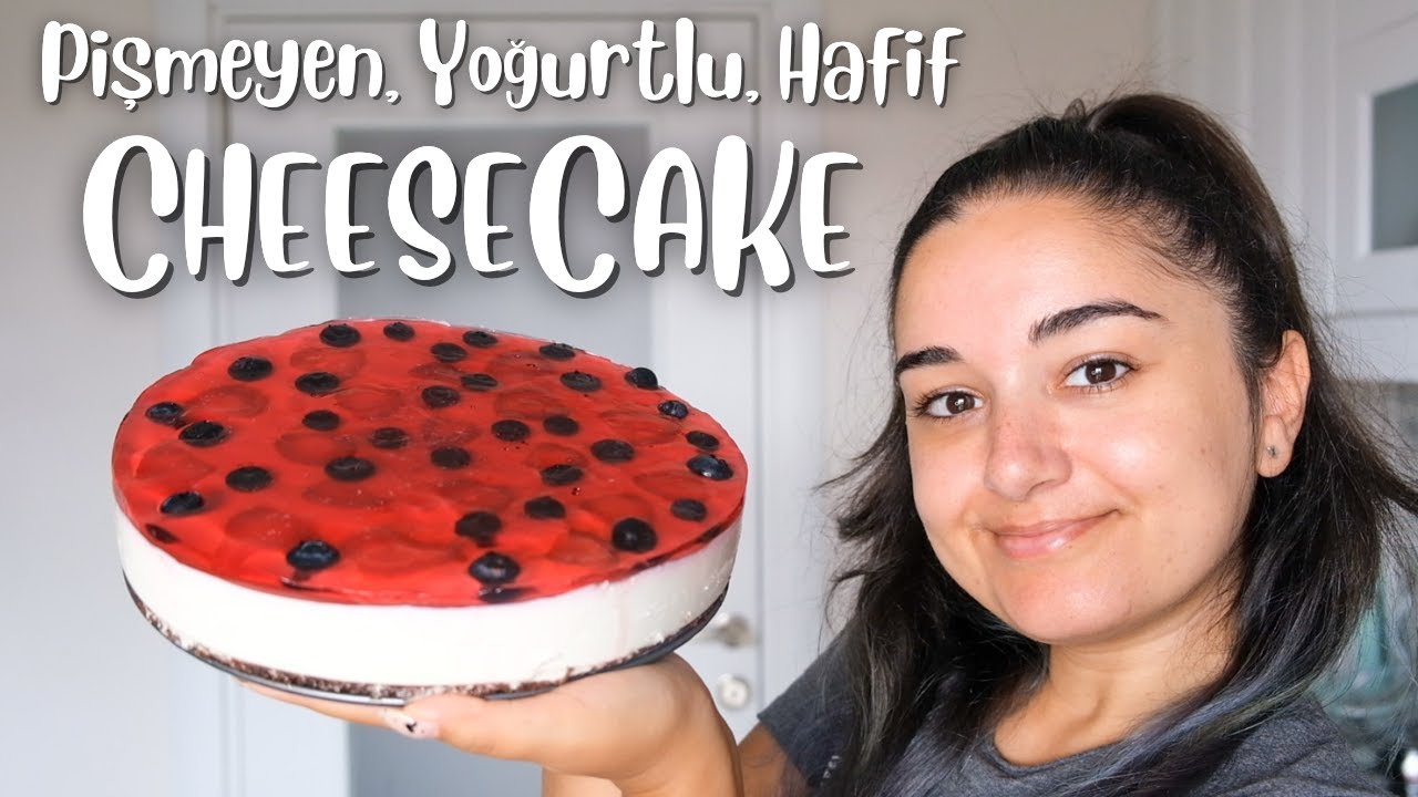 KAYNANAMDAN TARİFLER | Yaban Mersinli Pratik Cheesecake (Ya da Yoğurtcake?) | Fırın YOK, Pişirme YOK KAYNANAMDAN TARİFLER | Yaban Mersinli Pratik Cheesecake (Ya da Yoğurtcake?) | Fırın YOK, Pişirme YOK