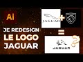 Je redesign le logo jaguar de la mme manire que le nouveau logo peugeot 