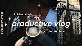 productive vlog ✦ working at cafes, bookstore, future plans ✦ no.037