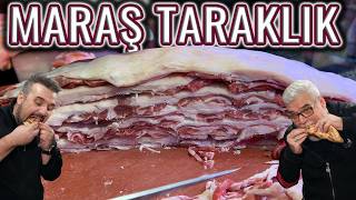 DÜKKAN YENİ , TARİF ESKİ !! (Kasap Mehmet'ten Maraş Taraklık Hazırlanışı) Mangalda Maraş Taraklığı