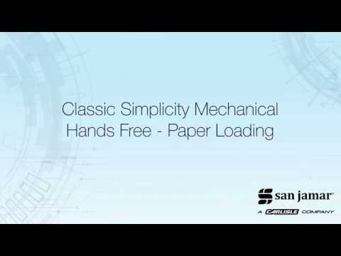 Classic Simplicity Mechanical Hands Free T7000 - How To Load