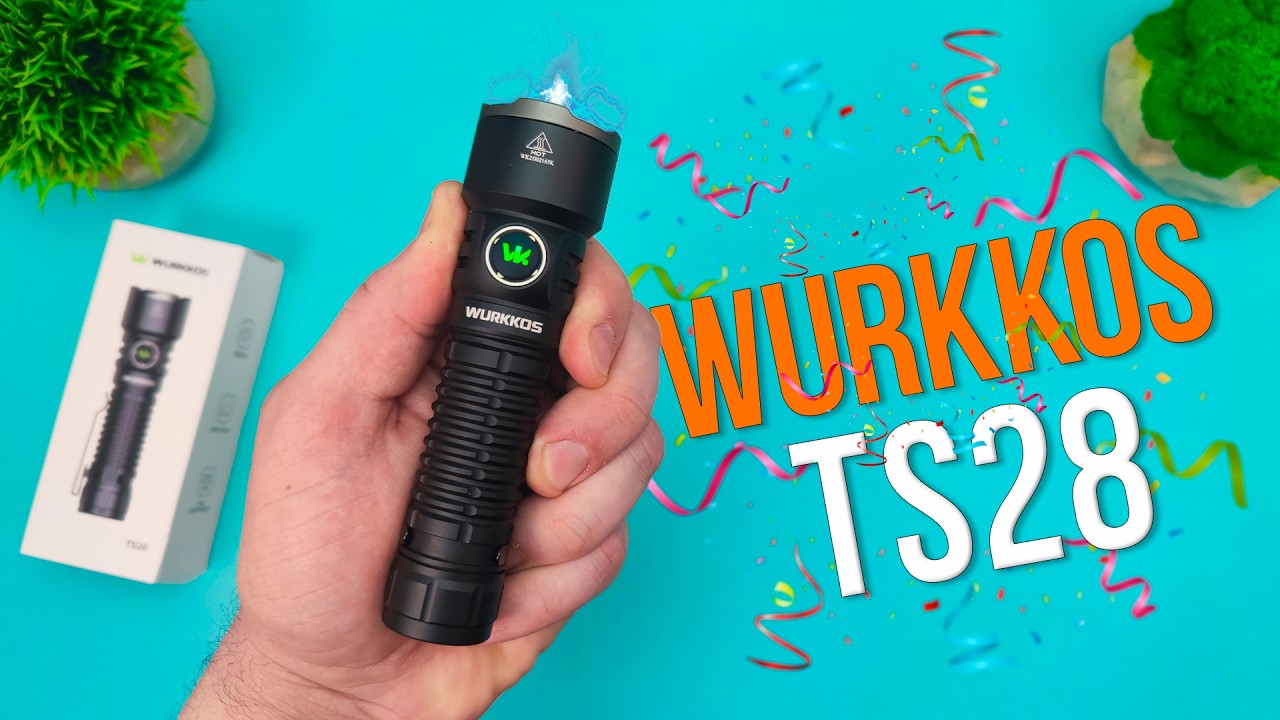 ФОНАРЬ Wurkkos TS28 - МОЩНЫЙ КОМПАКТ который СВЕТИТ на ПОЛКИЛОМЕТРА с ЯРКОСТЬЮ 3200 lm и с SFT-70.2